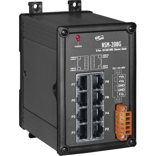 Conmutador Gigabit Ethernet: NSM-208G 