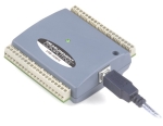 USB-1208FS - Módulo DAQ con 8 canales de entradas analógicas de 12-bit con hasta 50 kS/s, dos D/A salidas y 16 DIO bits - MCC México