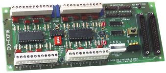 CIO-EXP16/DST: Multiplexor Analógico de 16 Canales con Amplificador de Ganancia y CJC con Terminales de Tornillo Desmontables 