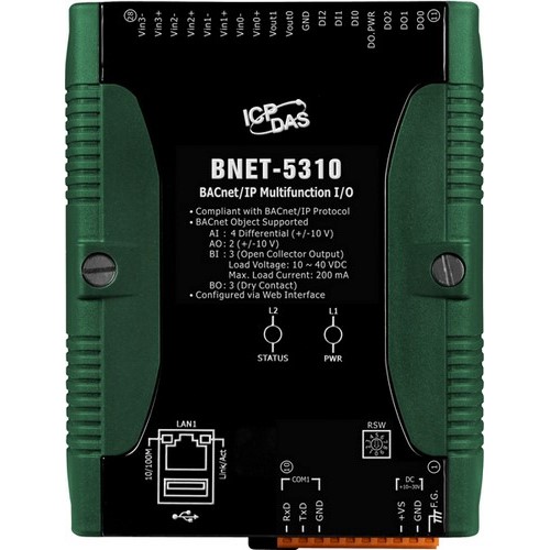 Módulo multifunción BACnet/IP: BNET-5310