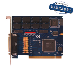 8011 Tarjeta PCI de E/S Digitales: 8 Salidas de Relevador