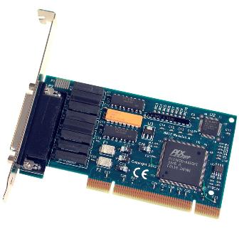 8012S (DIO-16.LPCI): Interfaz PCI con 8 salidas a relevador tipo Reed y 8 entradas digitales asiladas