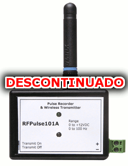 RFPulse101A:Registrador de Pulsos y Transmisor Inalámbrico