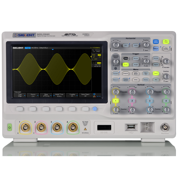 SDS2102X, osciloscopio digital de la marca Siglent
