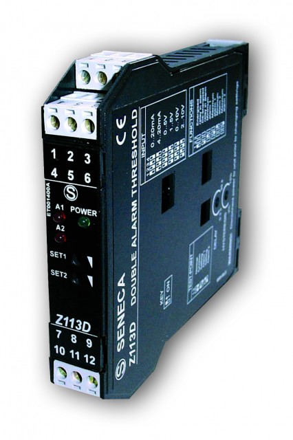 Z113S-D-T Módulos de alarma con entrada de corriente/voltaje y 1, 2 o 3 salidas