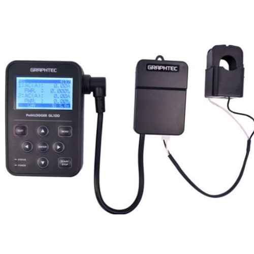 GL100-WL-DPA-AC100A - Registrador de datos inalámbrico con sensor de corriente CA con sensor de corriente máximo de 100A.