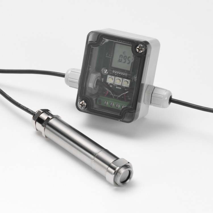 Sensor de temperatura infrarrojo, con emisividad configurable, salida de 4~20mA, rango de temperatura desde -20°C hasta 500°C PYROESILON