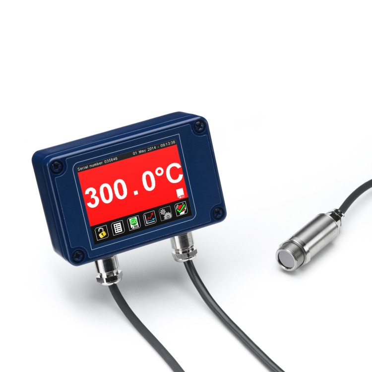 Sensor de temperatura miniatura infrarrojo, salida de 4~20mA, rango de temperatura desde 100°C hasta 2000°C, salidas de 4 a 20 mA o modbus RS485 PYROMINI 2.2