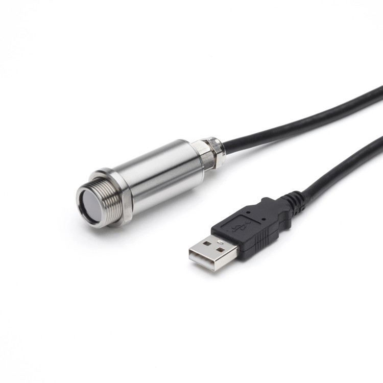 Sensor de temperatura infrarrojo USB para mesa de trabajo, laboratorio y educación - PYROMINIUSB
