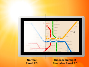 Paneles PC legibles a la luz del sol