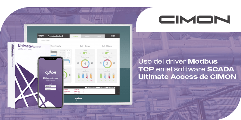 Uso del driver Modbus TCP en el software SCADA