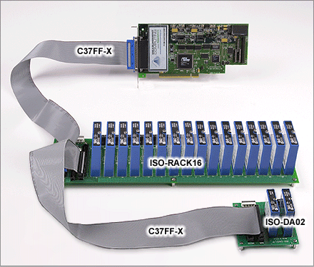 Terminales C37FF-X, ISO-RACK16, C37FF-X, ISO-DA02