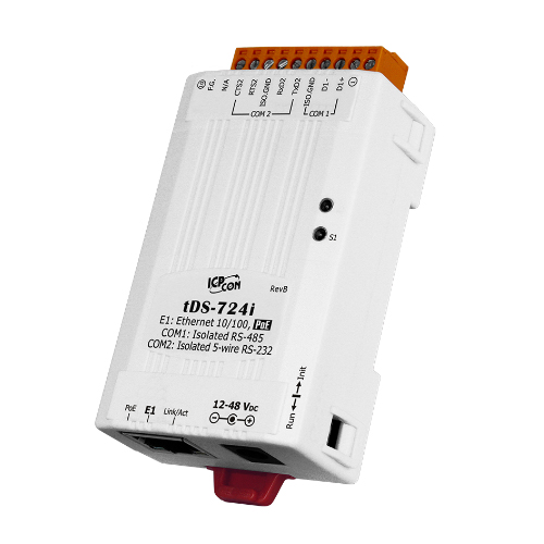 Convertidor Ethernet alámbrico tDS-724i