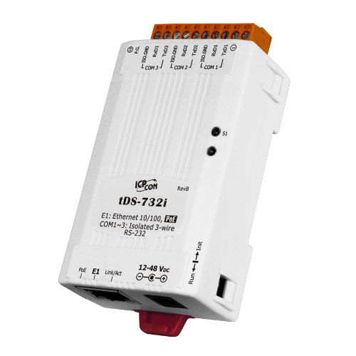 Convertidor Ethernet alámbrico tDS-732i