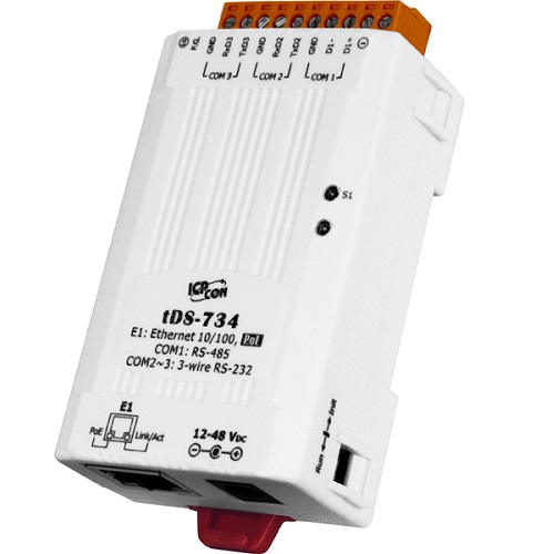 Convertidor Ethernet alámbrico tDS-734